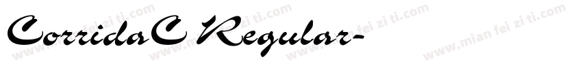 CorridaC Regular字体转换